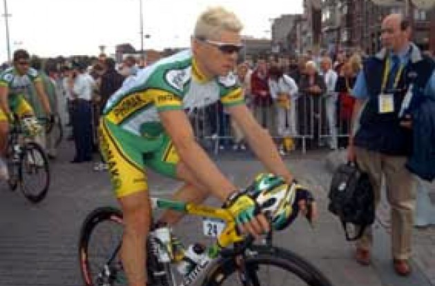 Bert Grabsch told Roadcycling.com that Phonak's goal in today's stage was to stay clear of crashes and prevent Tyler Hamilton from losing important seconds in the overall standings. Bert Grabsch told Roadcycling.com that Phonak's goal in today's stage was to stay clear of crashes and prevent Tyler Hamilton from losing important seconds in the overall standings.