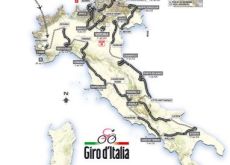 2010 Giro d'Italia route / map .