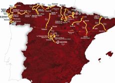 2012 Vuelta a Espana map.