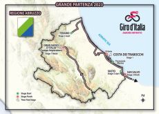 2023 Giro d'Italia start map | RCS Sport Map showing route for start of Giro d'Italia 2023