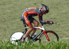 Vladimir Karpets on his way to overall victory and a certain spot in the Caisse d'Epargne 2007 Tour de France team.