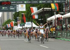 Giorgia Bronzini wins the 2011 Liberty Classic. Giorgia Bronzini wins the 2011 Liberty Classic.