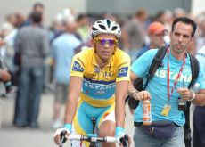 Alberto Contador. Photo Fotoreporter Sirotti.