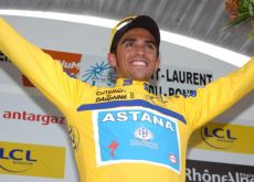 Alberto Contador (Team Saxo Bank - Sun Gard). Photo Fotoreporter Sirotti.