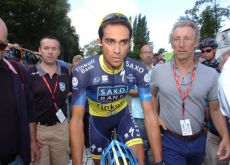 Alberto Contador AKA El Pistolero is back and do we care? Photo Fotoreporter Sirotti.