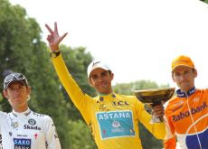 Alberto Contador has been found guilty. Photo Fotoreporter Sirotti.