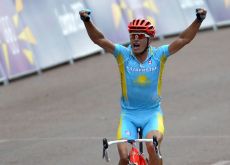 Alexandre Vinokourov wins 2012 London Summer Olympics' road race. Photo Fotoreporter Sirotti.