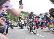 | A.S.O. Ben O Connor on his way to victory in stage 18 of Tour de France