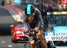 Team Sky's Bradley Wiggins. Photo Fotoreporter Sirotti.