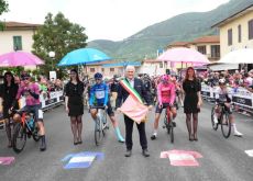 Stage start in Camaiore