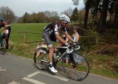 Cervelo TestTeam's Carlos Sastre climbs. Photo copyright Fotoreporter Sirotti.