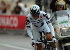 Carlos Sastre (Cervelo TestTeam). Photo copyright Fotoreporter Sirotti. Carlos Sastre (Cervelo TestTeam). Photo copyright Fotoreporter Sirotti.