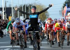 Christopher Sutton wins Kuurne-Bruxelles-Kuurne 2011.