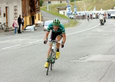 Christophe Kern attacks for Team Europcar. Photo Fotoreporter Sirotti.