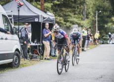 | Unipublic Egan Bernal and Mikel Landa during stage 16 of Vuelta a Espana