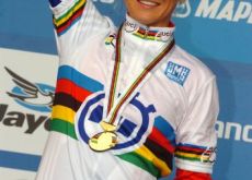World Champion Emma Pooley. Photo Fotoreporter Sirotti. World Champion Emma Pooley. Photo Fotoreporter Sirotti.
