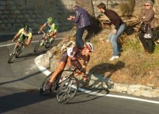 Fabian Cancellara attacks. Photo Fotoreporter Sirotti.