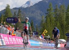 Filippo Zana wins stage 18 of Giro d'Italia ahead of Thibaut Pinot