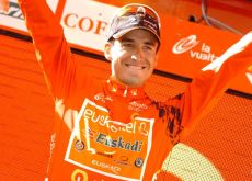 Vuelta a Espana 2010 leader Igor Anton (Team Euskaltel-Euskadi) crashes and and abandons Vuelta. Photo copyright Fotoreporter Sirotti. Vuelta a Espana 2010 leader Igor Anton (Team Euskaltel-Euskadi) crashes and and abandons Vuelta. Photo copyright Fotoreporter Sirotti.