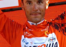 New Vuelta leader Joaquin Rodriguez. Photo copyright Fotoreporter Sirotti. New Vuelta leader Joaquin Rodriguez. Photo copyright Fotoreporter Sirotti.