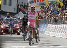 Rodriguez wins stage 17 of the Giro d'Italia 2012 / 2012 Tour of Italy. Photo Fotoreporter Sirotti.