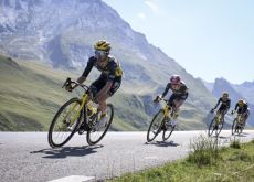 | A.S.O. Jonas Vingegaard descending during stage 12 of Tour de France