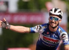 Julian Alaphilippe wins stage 12 of Giro d'Italia