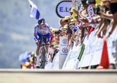 | A.S.O. Primoz Roglic completes his time trial