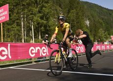 Primoz Roglic has won the stage 20 mountain time trial of Giro d'Italia 2023