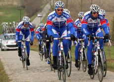 Team QuickStep prepares for the first spring classics of the 2011 pro road cycling season.