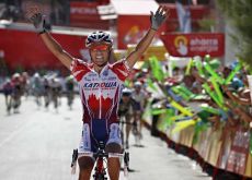 Joaquin Rodriguez wins stage 5 of the 2011 Tour of Spain.