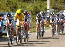 Team Saxo Bank. Photo copyright Fotoreporter Sirotti. Team Saxo Bank. Photo copyright Fotoreporter Sirotti.