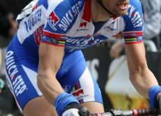 Tom Boonen riding hard in today's Gent-Wevelgem 2011.