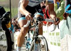 Tom Boonen powers up a climb. Photo Fotoreporter Sirotti.