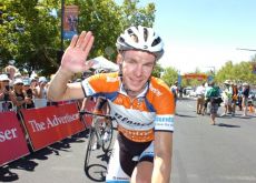 A humble and proud Slagter realizes he's won the 2013 Tour Down Under | Fotoreporter Sirotti