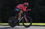 Tobias Foss riding time trial bike