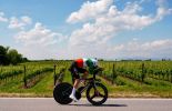 Filippo Ganna on his time trial bike for Ineos-Grenadiers